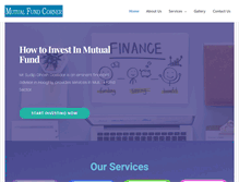 Tablet Screenshot of mutualfundcorner.com